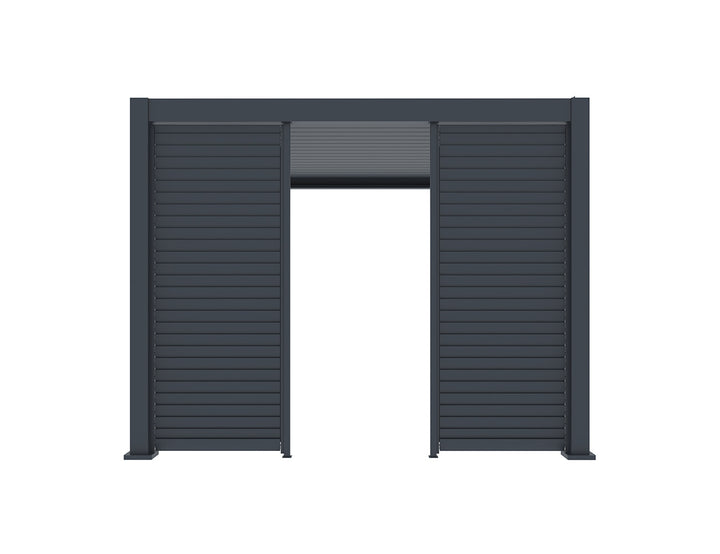 Waihi&Hahei Pergola Shutter Wall Size: 0.894m Colour: Charcoal