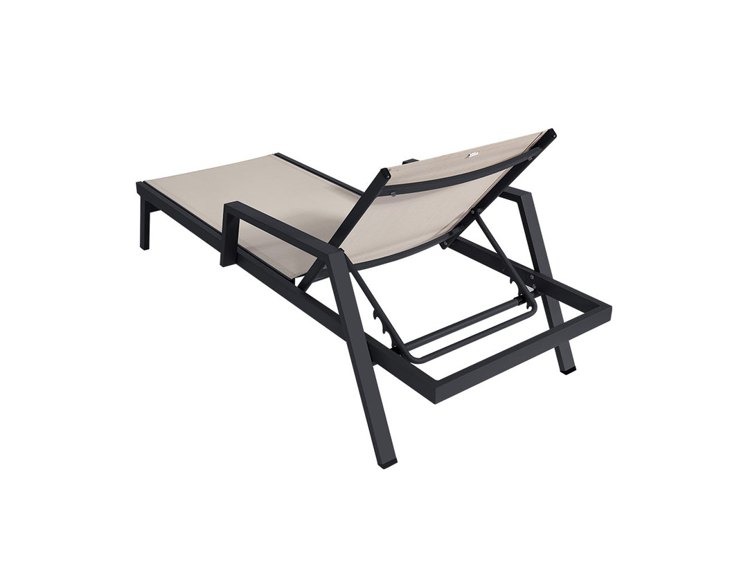 Dotterel Sun Lounger Colour: Grey