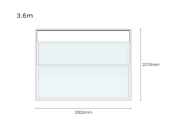 Mediterranean Motorised Vertical Lift Window Size: 2.7m Color: Black