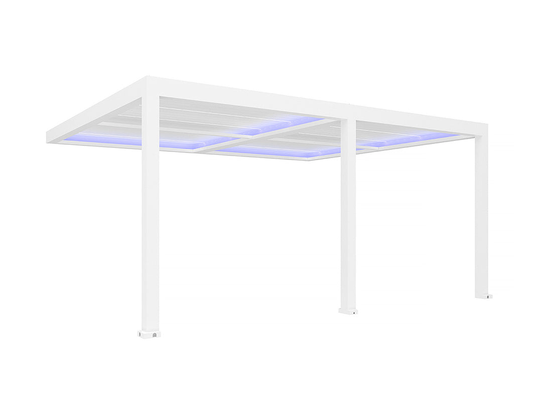 Pacific Motorised Wall Mounted Louvre Roof