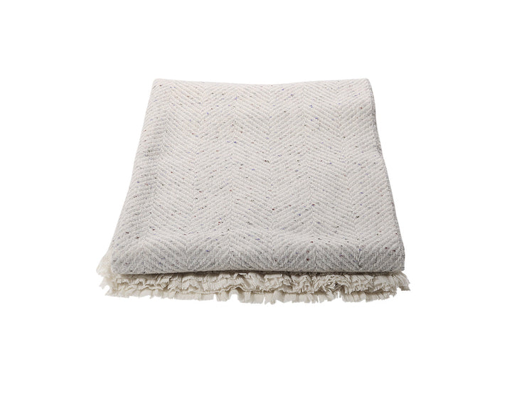 Outdoor throw blanket-Off white