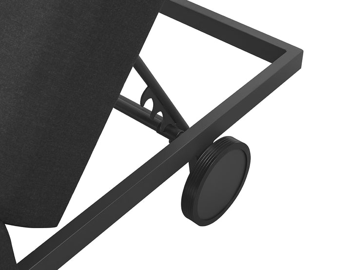 Plover Sunbrella Sun Lounger Colour: Grey