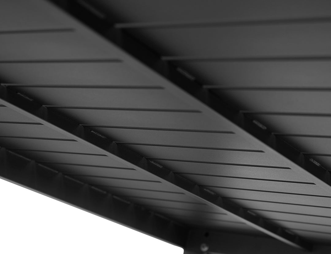 Stratus Outdoor Aluminium Bar Leaner Table Colour: Dark Grey size: 160cm