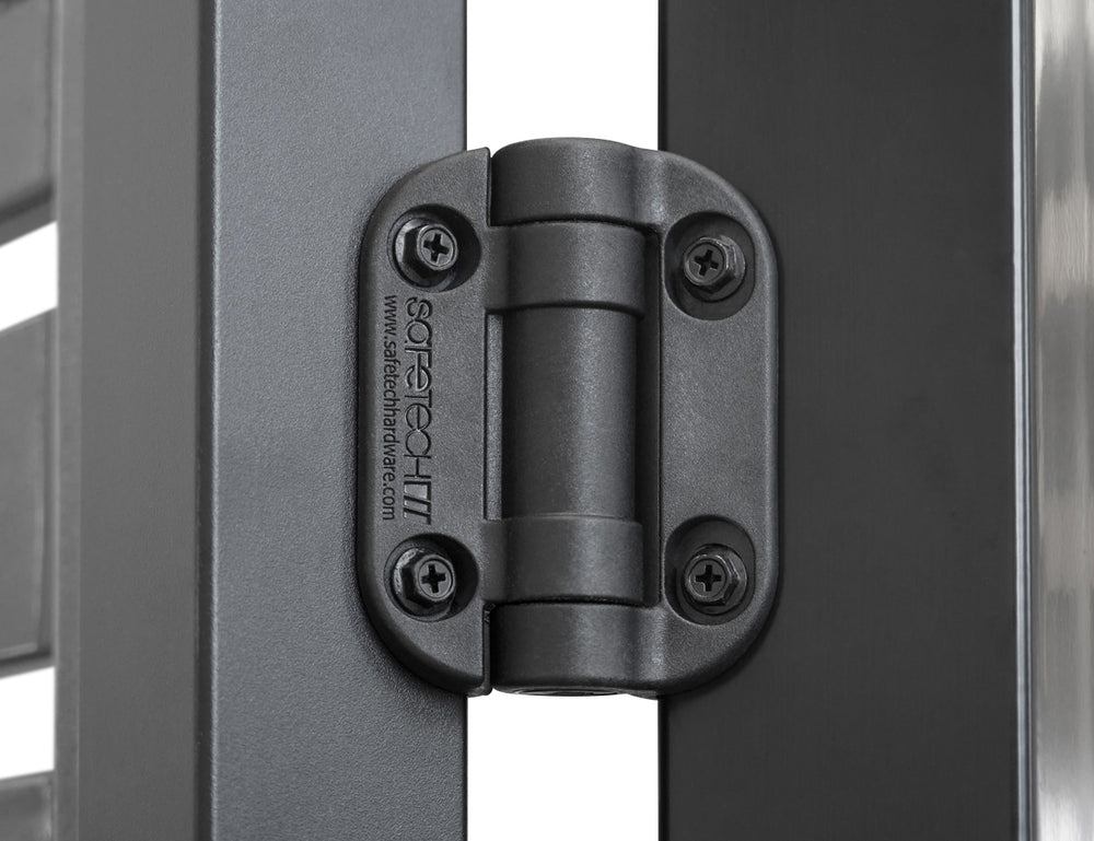 Adjustable Heavy Duty Gate Hinge - Pair Colour: Black