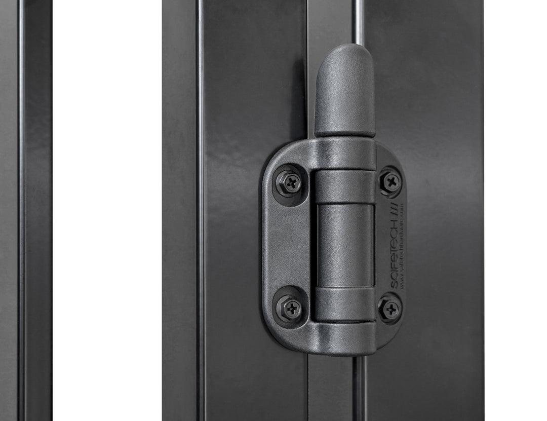 Adjustable Heavy Duty Gate Hinge - Pair Colour: Black