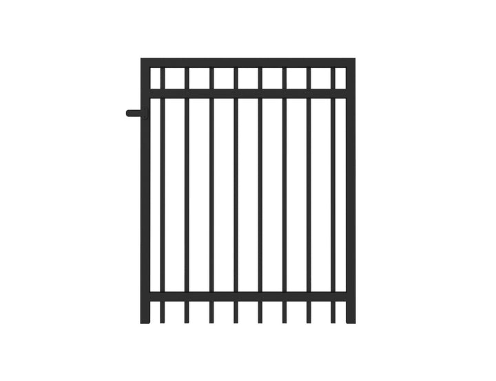 Aluminium Pool Gate Size: 0.97 x 1.2m Color: Black