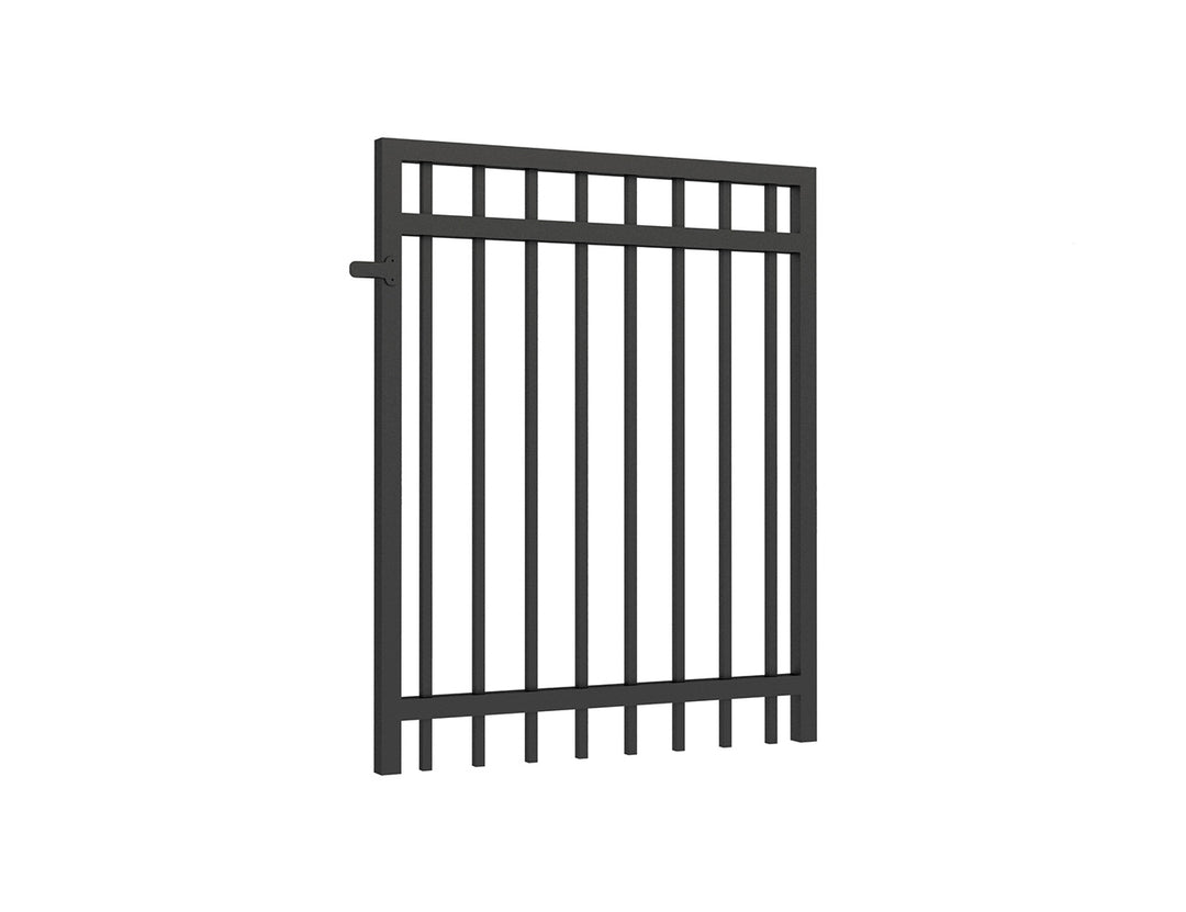 Aluminium Pool Gate Size: 0.97 x 1.2m Color: Black