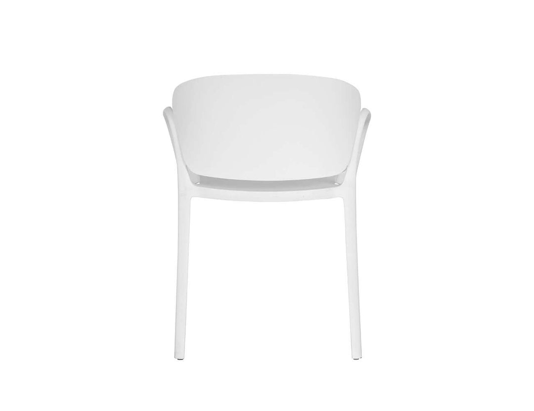 Andi Outdoor Patio Dining Armchair Color: Light Grey