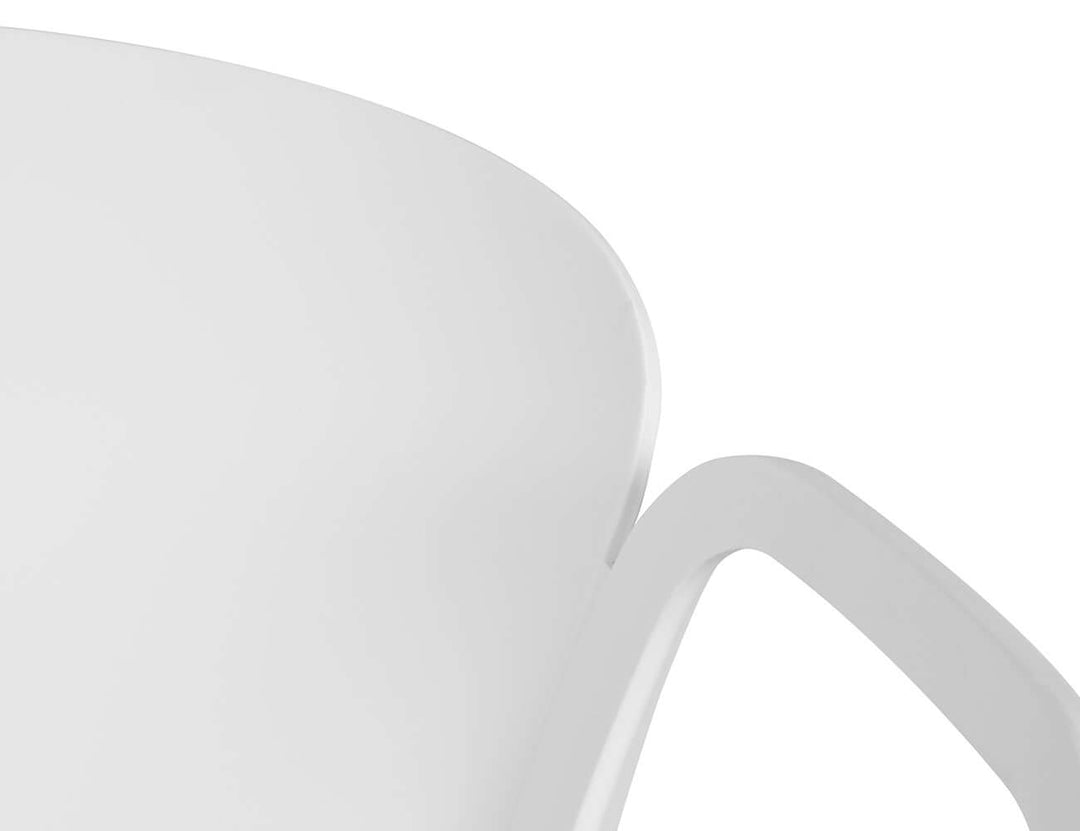 Andi Outdoor Patio Dining Armchair Color: Light Grey