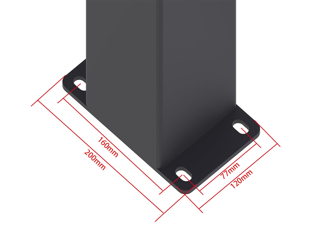 Baltic Manual  Freestanding  Louvre Roof Aluminium Pergola
