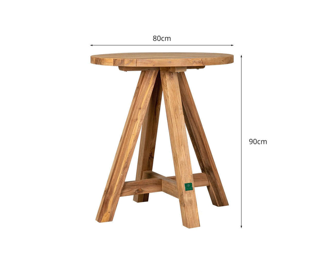 Crema Teak Counter Height Table