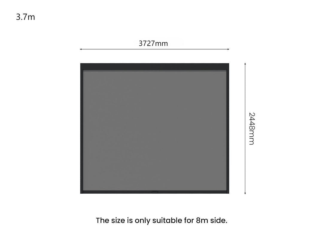 Motorised Blind For Tasman Freestanding Pergola