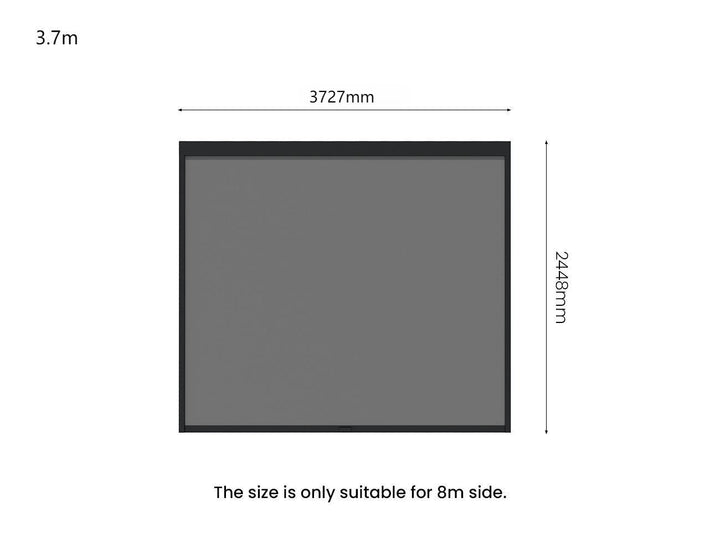 Motorised Blind For Tasman Freestanding Pergola