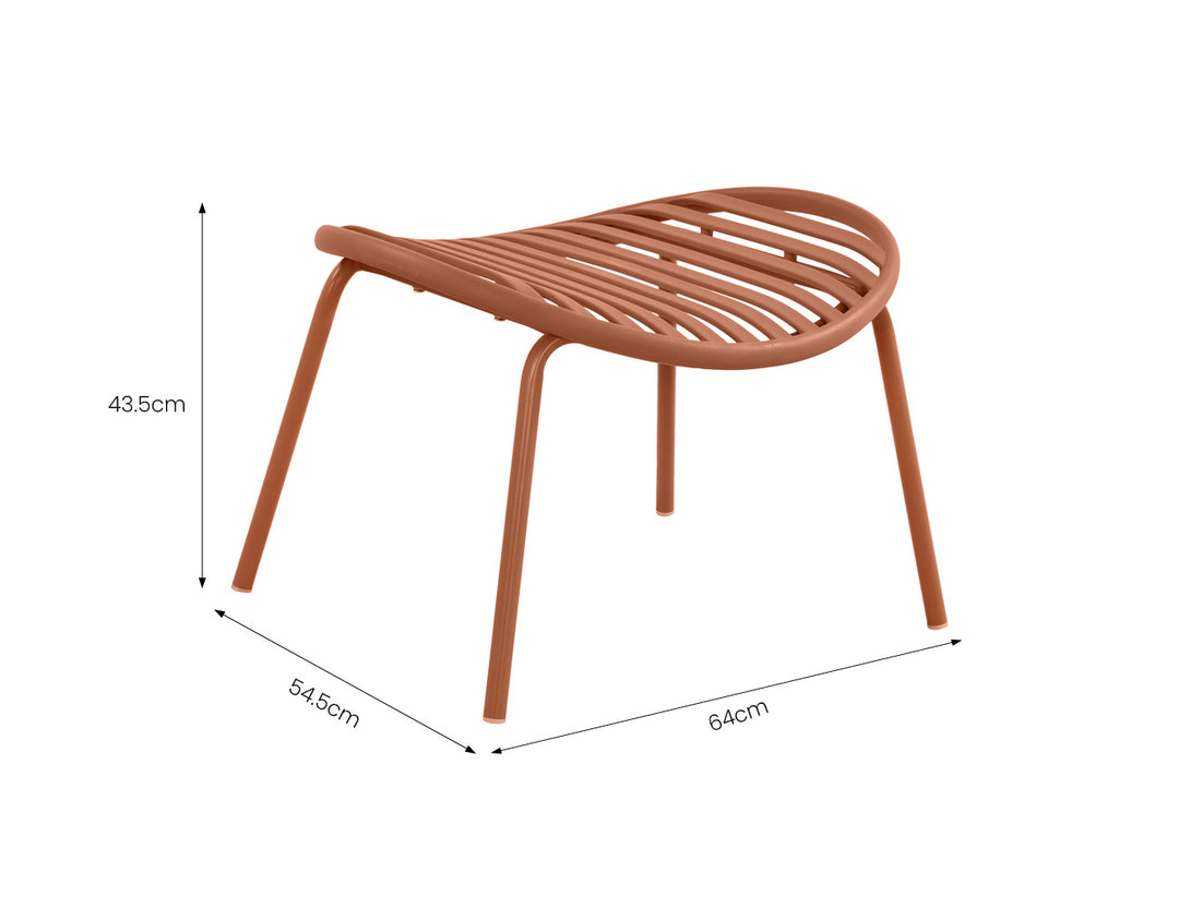Ample Outdoor Plastic Relaxing Chair