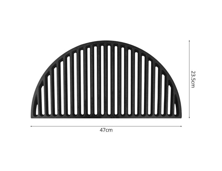 Half Moon Cast Iron Cooking Grid For 21-Inch Kamado