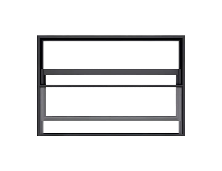 Mediterranean Motorised Vertical Lift Window Size: 2.7m Color: Black