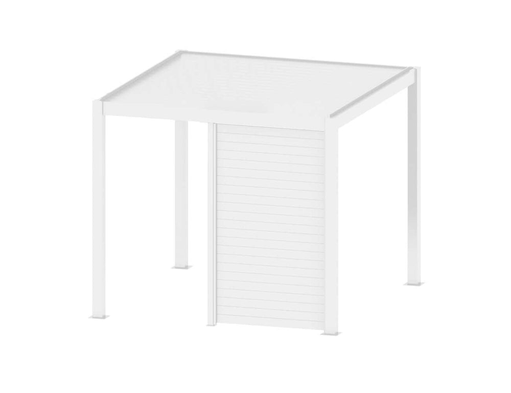 Waihi&Hahei Pergola Tongue and Groove Privacy Screen Size: 1.366m Colour: White