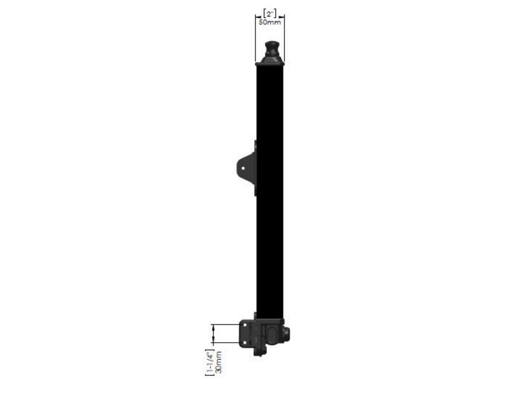 Pool Gate Latch Colour: Black