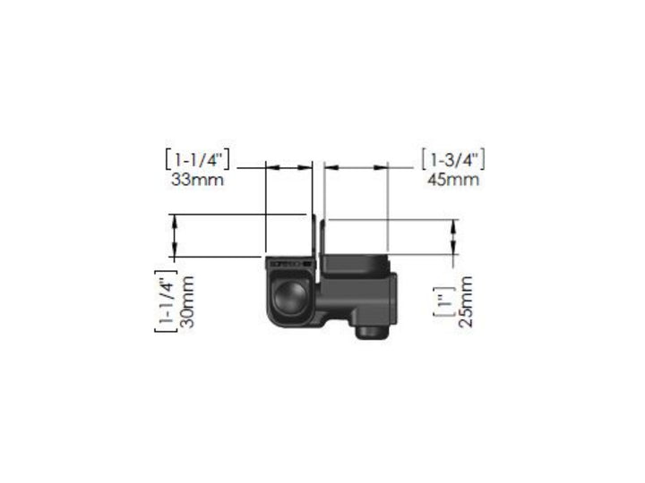Pool Gate Latch Colour: Black
