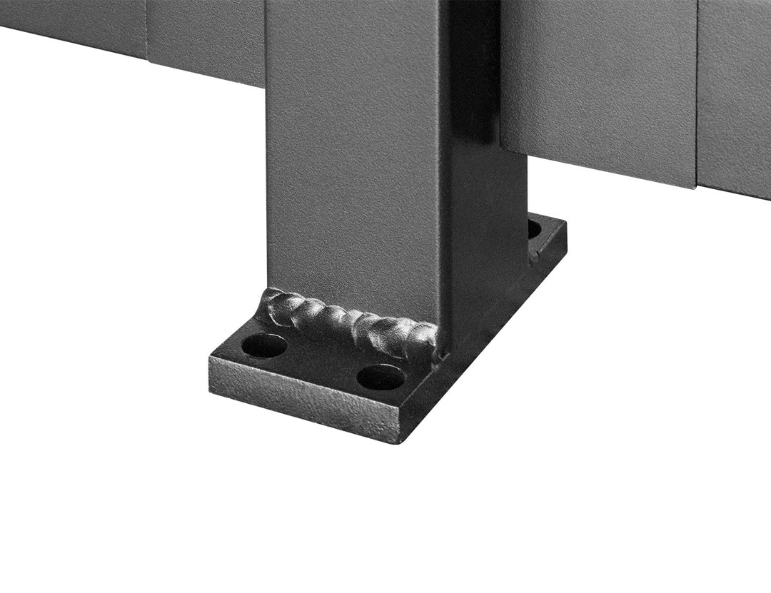Waihi & Hahei Aluminium Pergola Shutter Wall - 0.93m Color: Charcoal