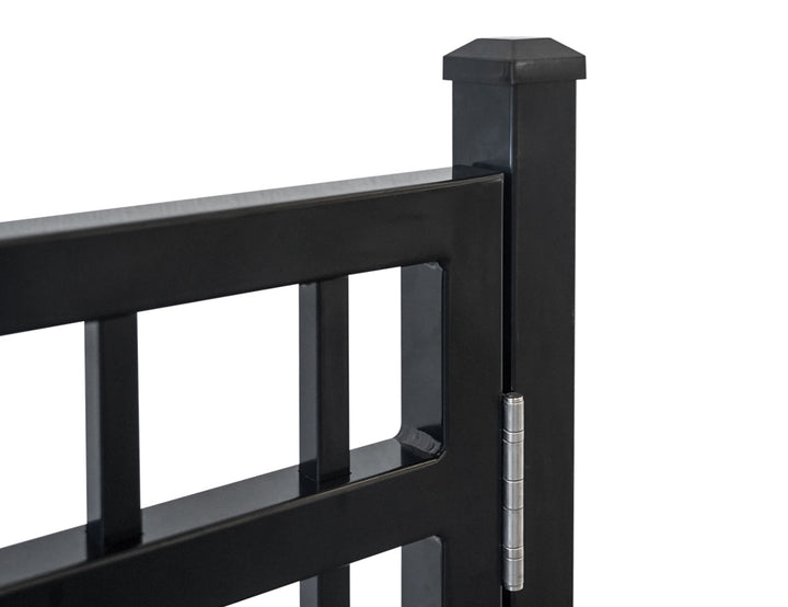 Aluminium Pool Gate Size: 0.97 x 1.2m Color: Black