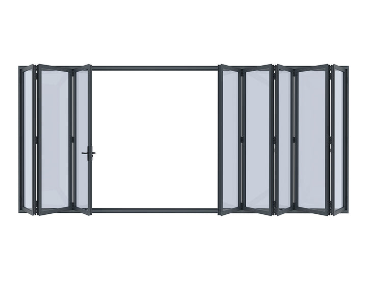 Tasman Freestanding Pergola Bifold Glass Door Size: 3m Color: Black