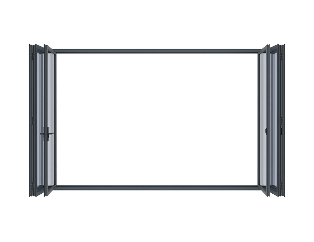 Tasman Freestanding Pergola Bifold Glass Door Size: 3m Color: Black