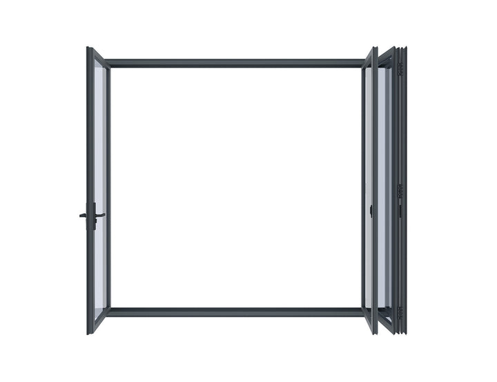 Tasman Freestanding Pergola Bifold Glass Door Size: 3m Color: Black