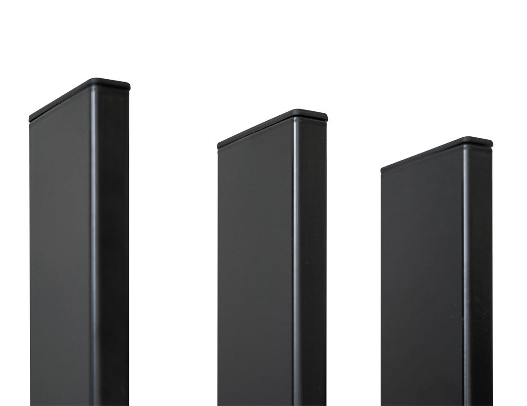 Aluminium Blade Gate Size: 0.97 x 1.8m Color: Black
