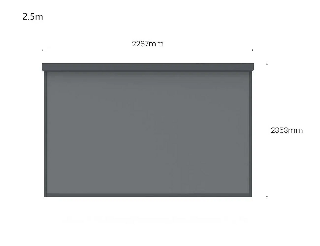 Retractable Shade Blind For Caribbean & Atlantic Freestanding Pergola 2.0