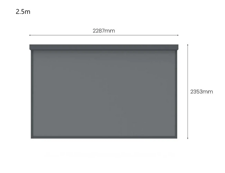Retractable Shade Blind For Caribbean & Atlantic Freestanding Pergola 2.0