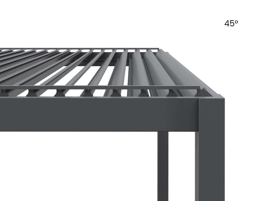 Caribbean Motorised Freestanding  Louvre Roof Aluminium Pergola