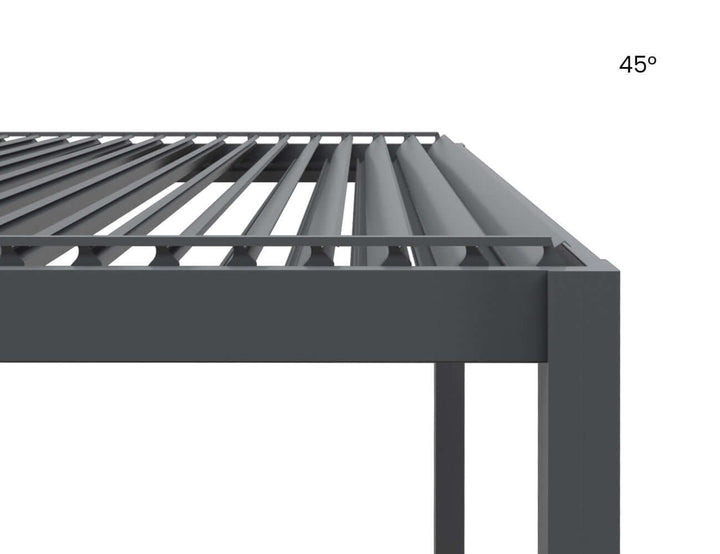 Caribbean Motorised Freestanding  Louvre Roof Aluminium Pergola
