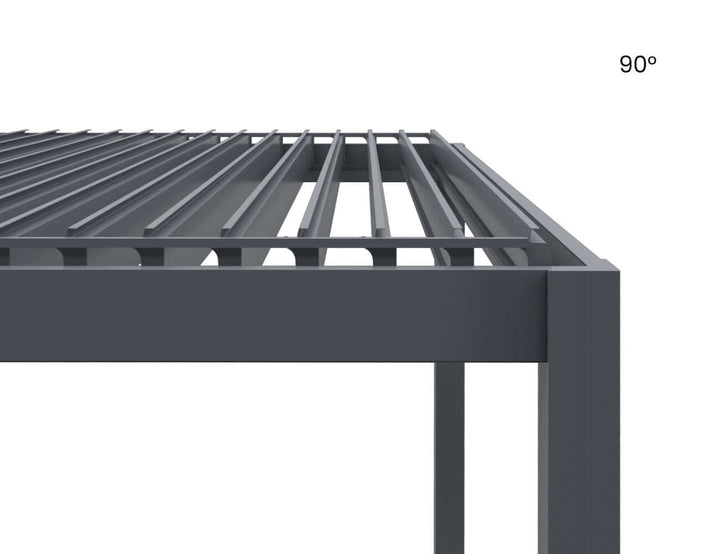 Caribbean Motorised Freestanding  Louvre Roof Aluminium Pergola