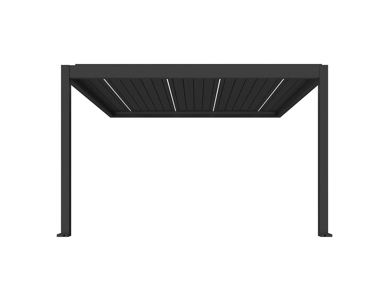 Caribbean Motorised Wall Mounted Louvre Roof Aluminium Pergola