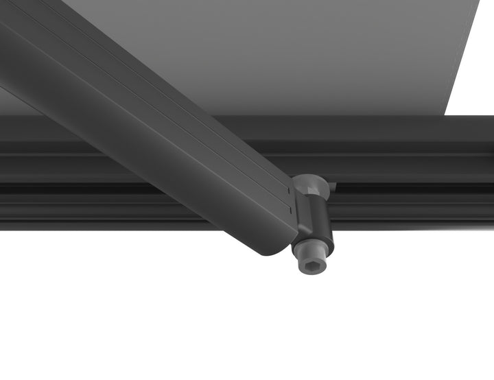 Etna Half Cassette Motorised Retractable Awning(valance removable) Size: 3 x 2.5m Color: Dark Grey+Dark Grey