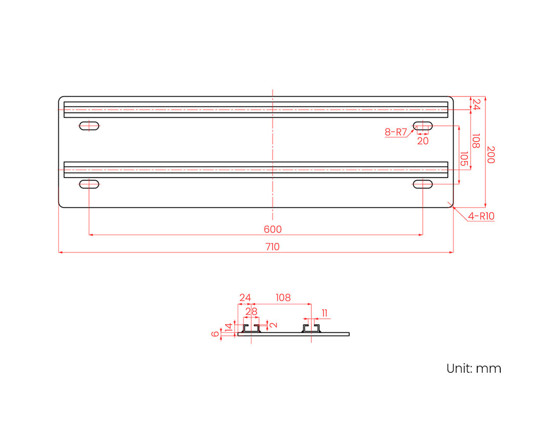 Awning Bracket For Etna Half Cassette Awning Colour: Dark Grey