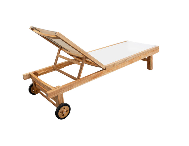 Minnie Sun Lounger, Colour: White