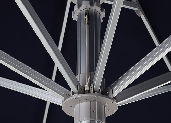 Auron 5M Round Market Umbrella,