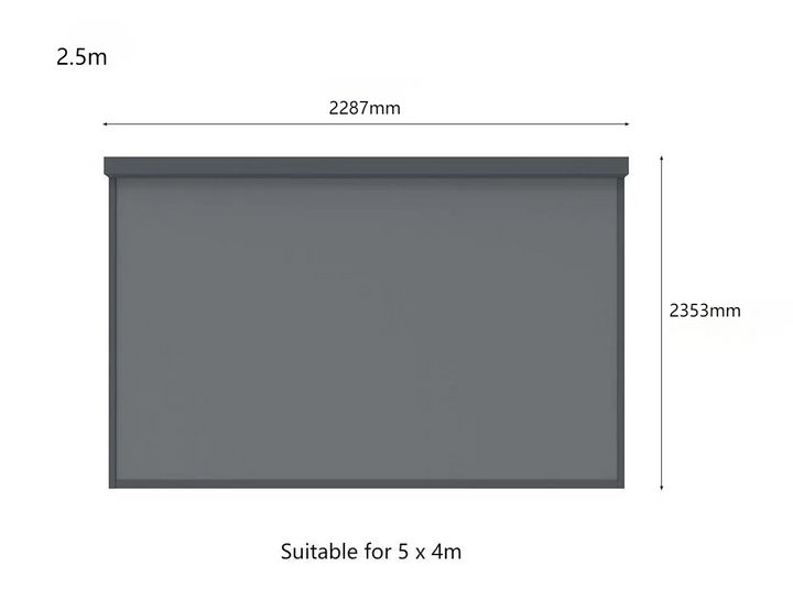 Motorised Blind For Caribbean Freestanding Pergola
