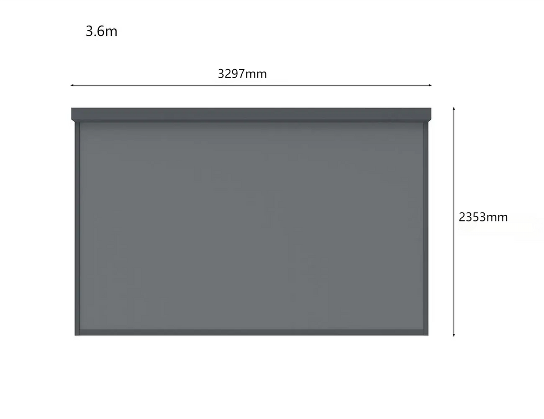 Motorised Blind For Caribbean Freestanding Pergola