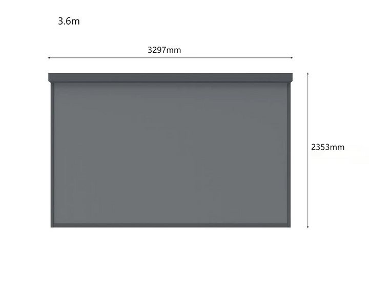 Motorised Blind For Caribbean Freestanding Pergola