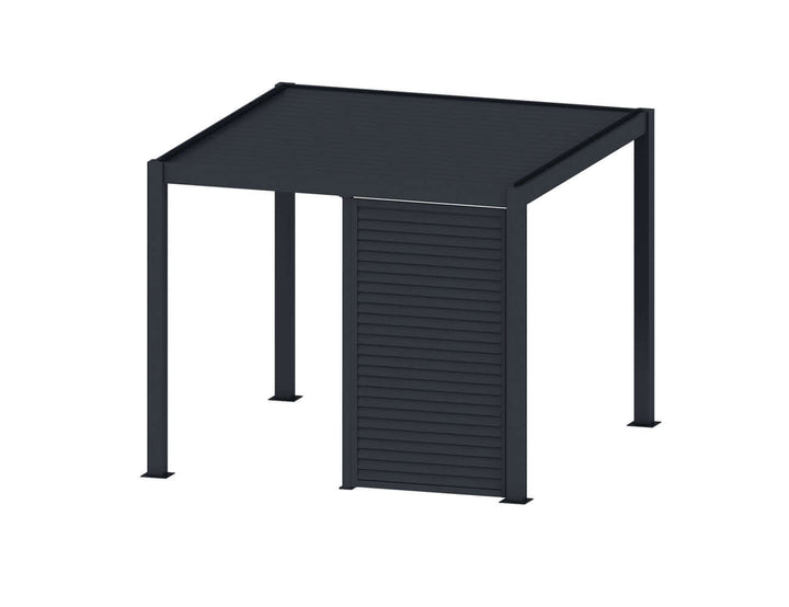 Waihi&Hahei Pergola Shutter Wall Size: 0.894m Colour: Charcoal