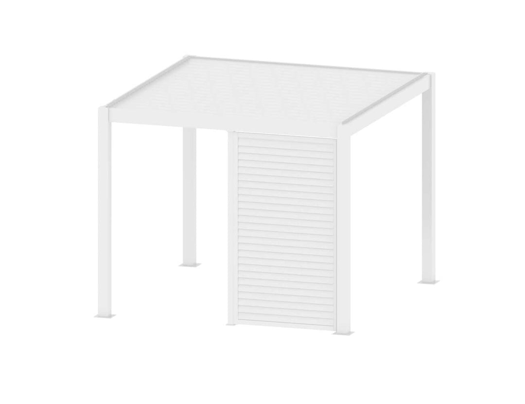 Waihi&Hahei Pergola Shutter Wall Size: 0.894m Colour: White