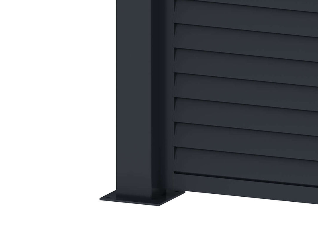 Waihi&Hahei Pergola Shutter Wall Size: 0.894m Colour: Charcoal