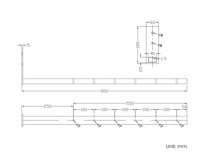 Soffit Wall Mounted Pergola Bracket Color: Black