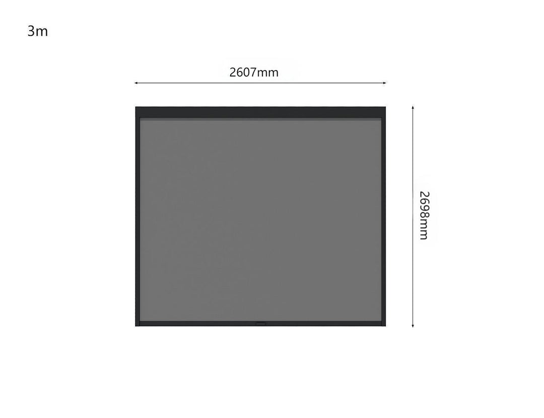 Motorised Blind For Tasman Wall Mounted Pergola