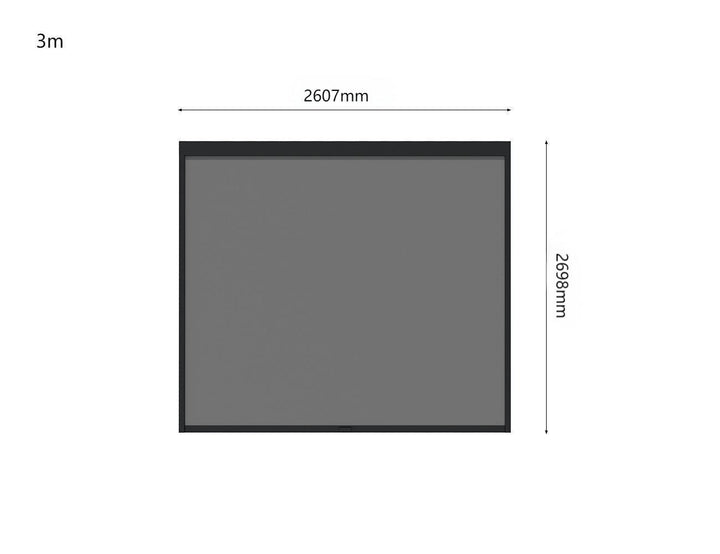 Motorised Blind For Tasman Wall Mounted Pergola