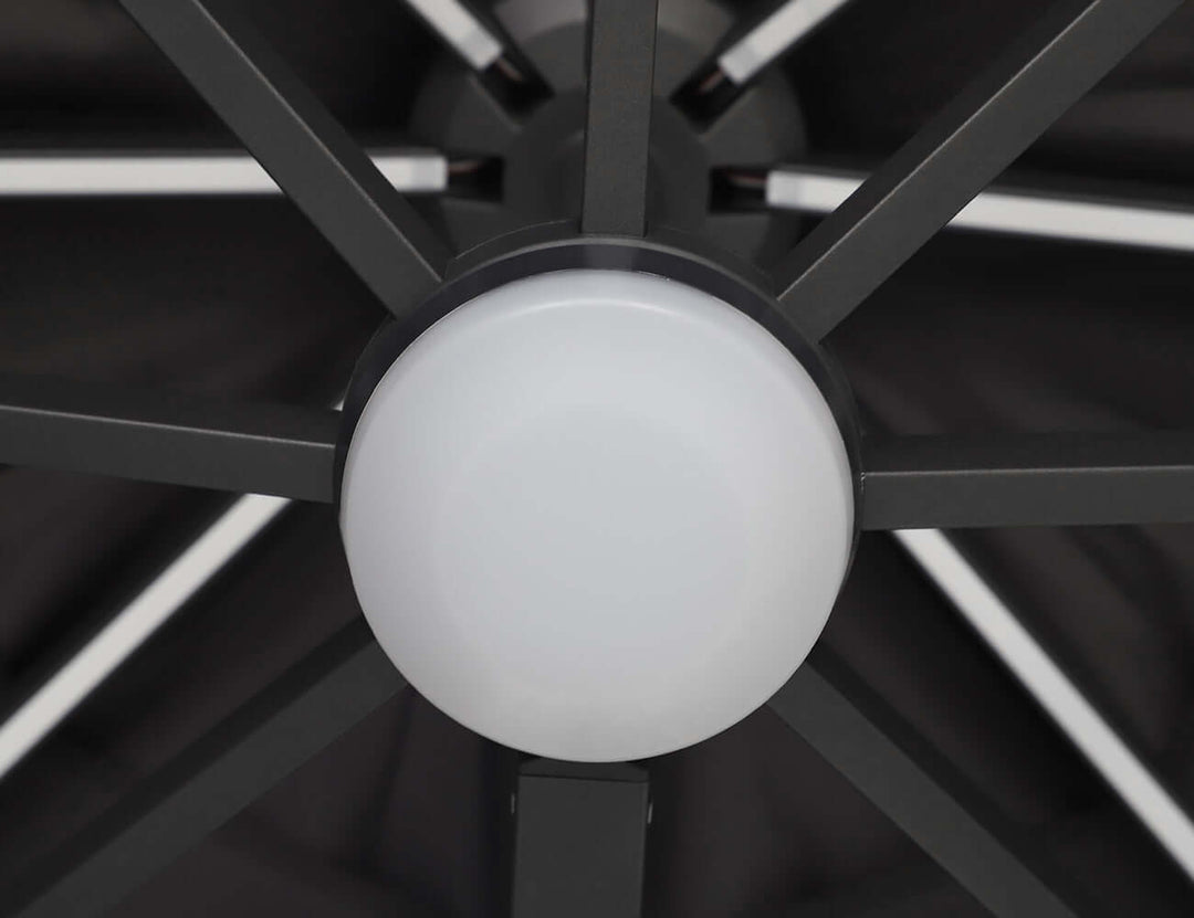 Alabaster 3m Round Cantilever Umbrella Colour: Drak Grey