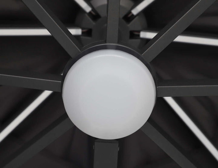 Alabaster 3m Round Cantilever Umbrella Colour: Drak Grey
